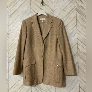Escada Silk Wool Cashmere double breasted blazer